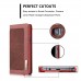 Samsung Galaxy Note 7 - CaseMe Vintage Denim Material Stand Wallet Protective Phone Cover Case - Red